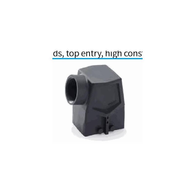 Capot 6B, Polyamide, IP65, Sortie horizontale, M25